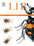 International Journal of Parasitology Cover: Burying beetle and Poecilochirus mites